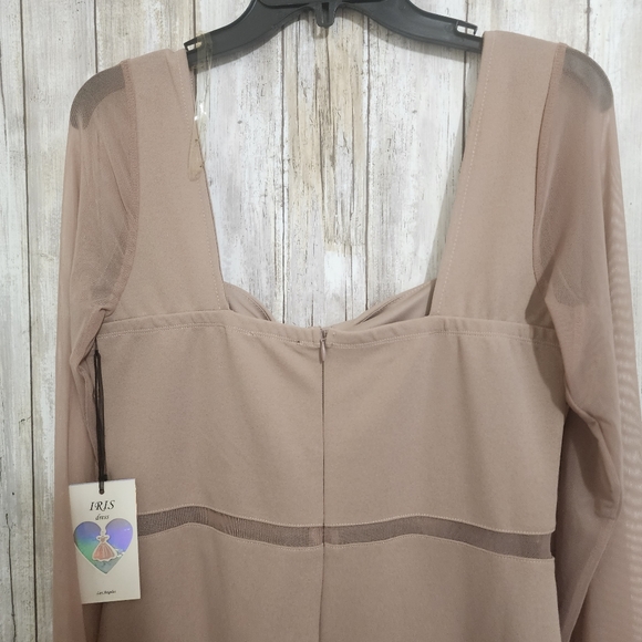 IRIS Dress Baby Pink-Brown Size L - Picture 4 of 10